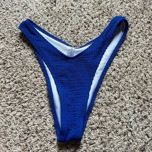 dark blue bikini bottoms